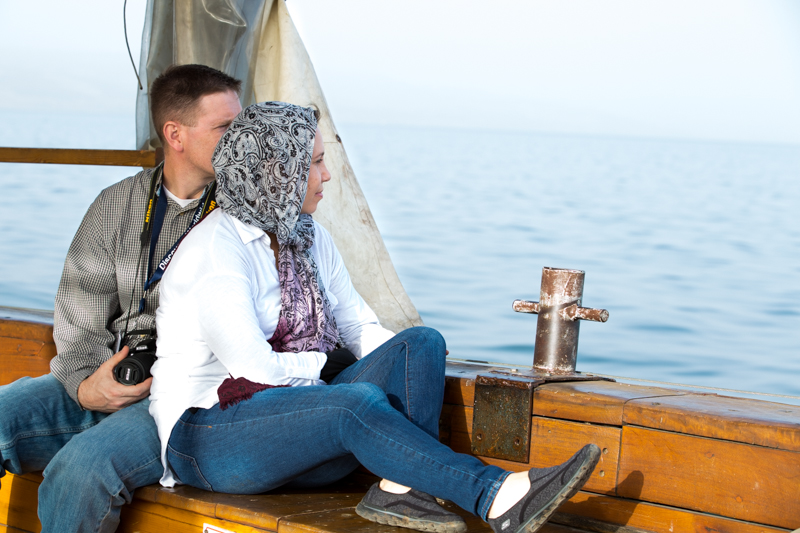 A Couple on a Boat ride, Photo