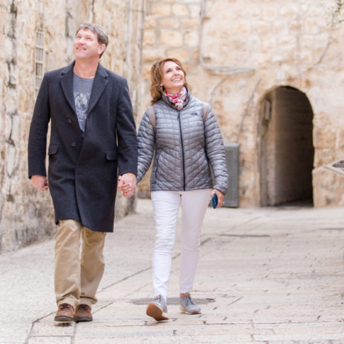 A Couple in Old City Jerusalem