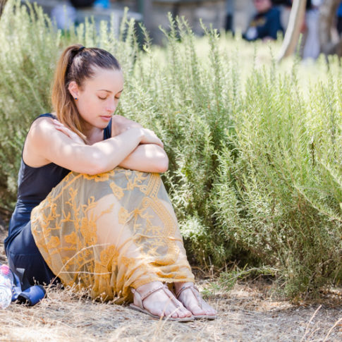 Caitlen Sitting and Praying, Photo